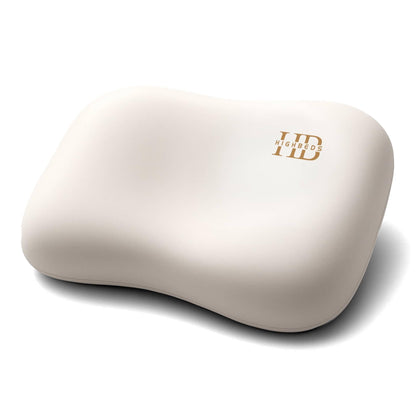 Side Sleeper Pillow – Soft Ergonomic Cervical-Neck-Pillow for Neck Pain Relief, Ice Silk Zipperless Pillowcase, Eco Friendly and Durable Material (White)
