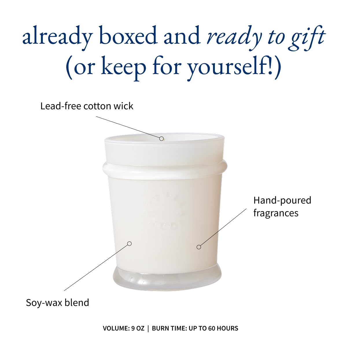 MERSEA Cabana Flower Boxed Candle, Scented Candle Box (9 oz)
