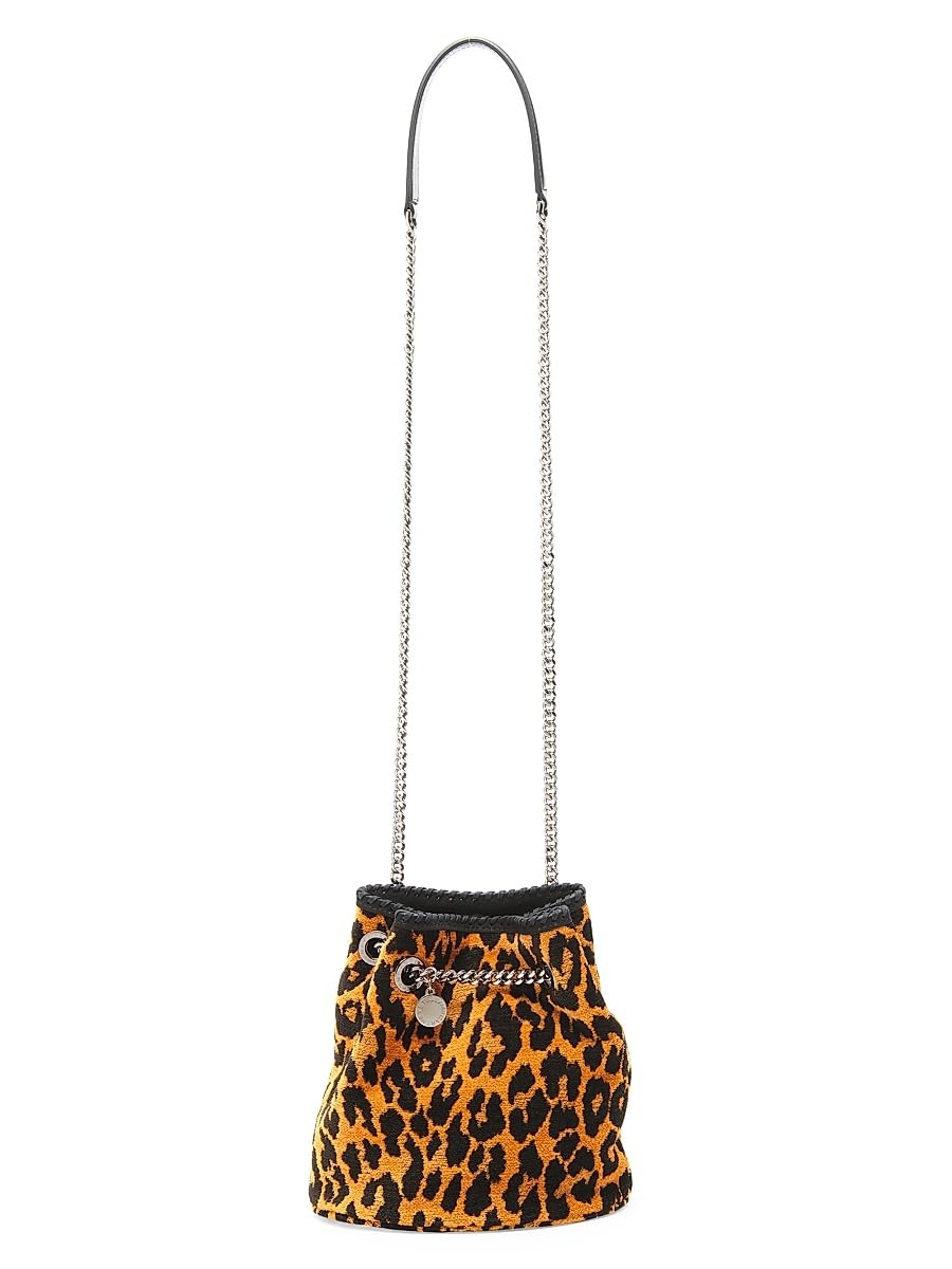 Stella McCartney, Leopard Jacquard Bucket Bag, Leopard