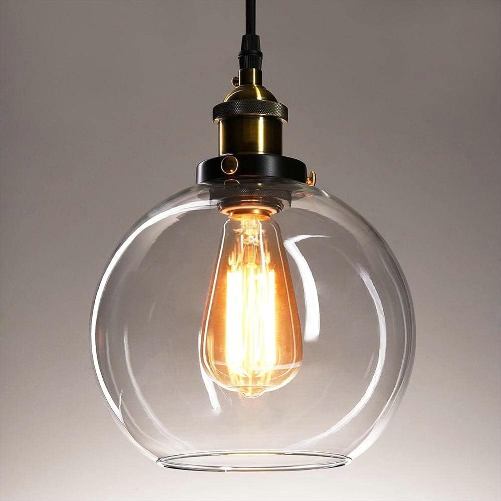 ST64 Vintage Light Bulbs with E27 Edison Screw Cap, Squirrel Cage Shaped Filament Bulb, 2700K Warm White Dimmable, Pack of 6
