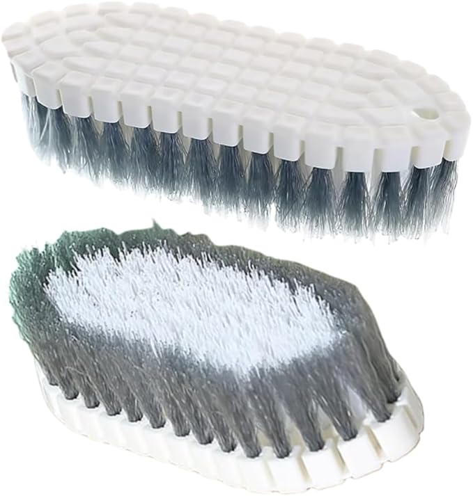 2 Pcs Without Dead Corner Multi Purpose Heavy Duty Scrub Brush, Heavy Duty Hand