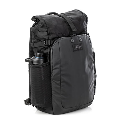 Tenba Fulton v2 14L All Weather Backpack for Mirrorless and DSLR cameras and lenses – Black/Black Camo (637-735)