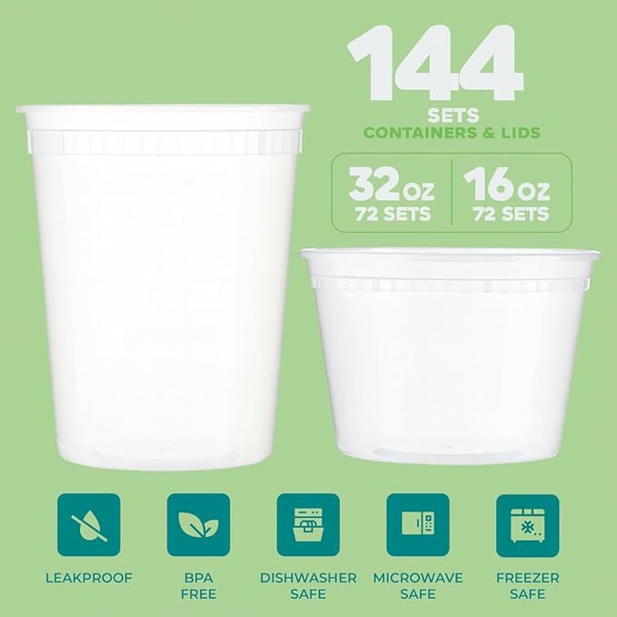 JoyServe Deli Food Containers