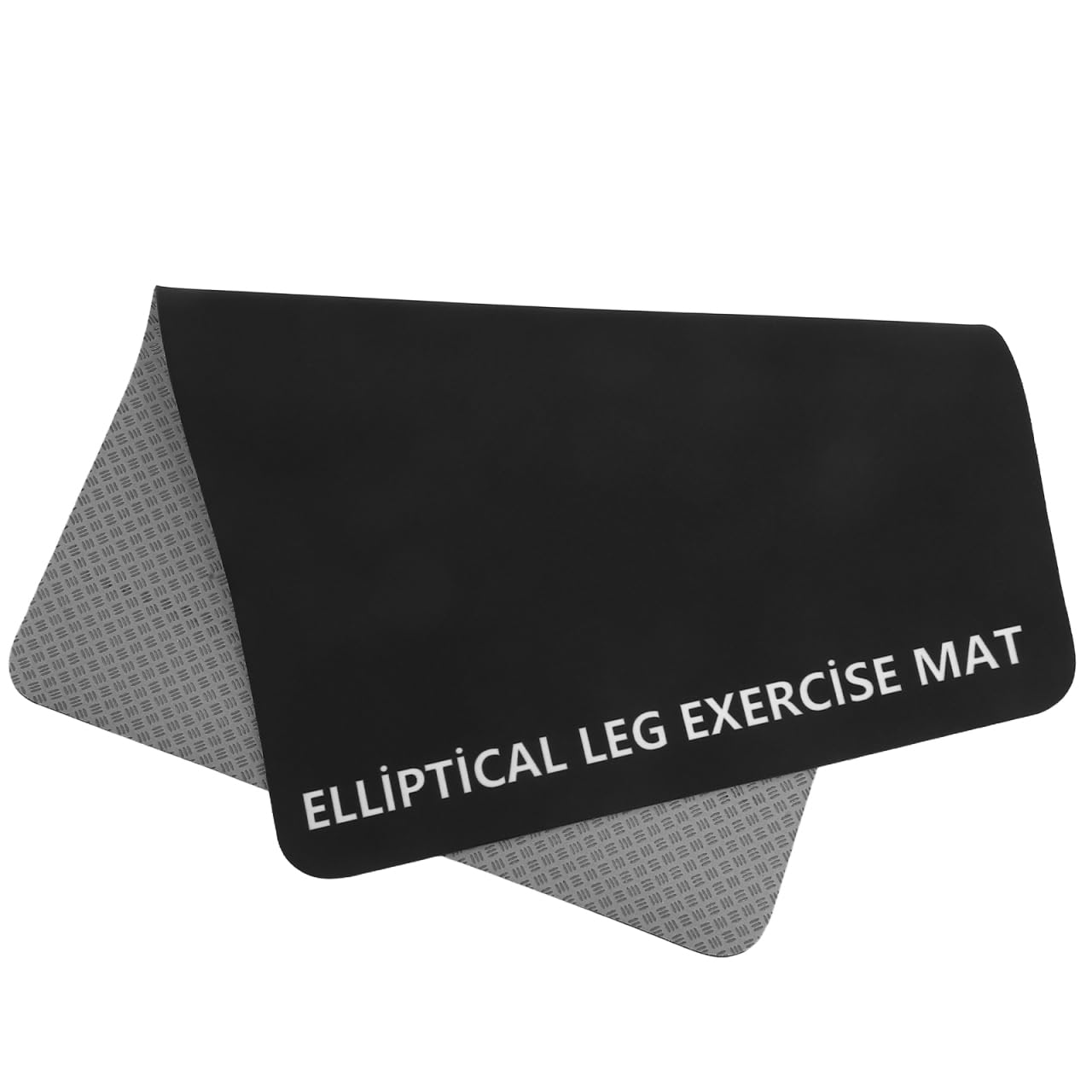 Totority Shock-Absorbing Treadmill Mat 6.29In Black – Noise & Vibration Reduction for Home & Office Gyms, Floor Protector Compatible with All Treadmill Models