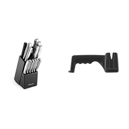 Farberware Juego de cuchillos de acero Inoxidable con sello bloque de 15 piezas
