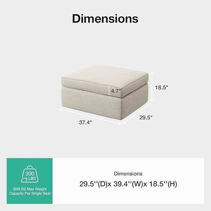 Novilla 108" Modular Sectional Sofa, Modular Sectional Couches
