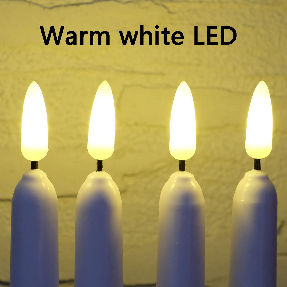 NONNO & ZGF 10 Pack White Flameless 11'' Wax Coverd Taper Candles with 2 Remote/Timer, LED Battery Bright Flickering Candle for Proposal, Wedding, Festive Candlelight Dinner and Home Decor