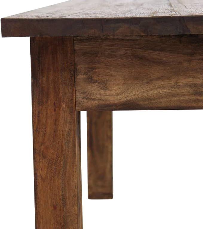 Wooden Coffee Table, Side Table Solid Reclaimed Wood 38.6"x28.7"x17.7" -AA