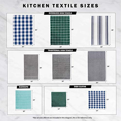 DII Woodlands Collection Dishtowel Set, 18x28, in The Woods, 3 Piece