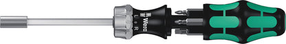 Wera Kraftform Kompakt 27 RA 1 SB Ratcheting Screwdriver & Bits, PH/PZ/SL, 7pc, 05073660001