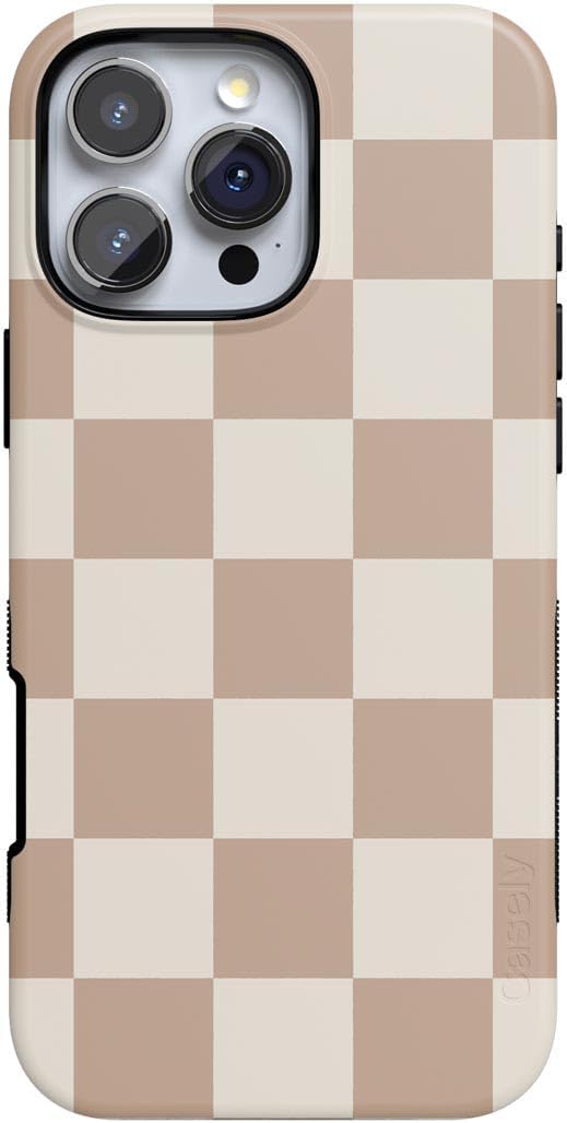 Casely iPhone 16 Pro Max Case | Blue Stripes | Sunday Best | Compatible with MagSafe | Bold Protective Design