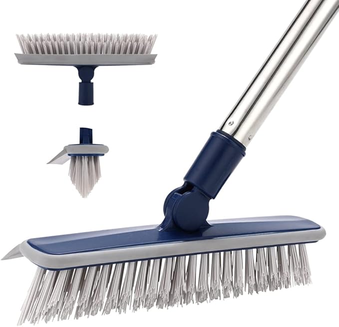 2 in 1 Floor Scrub Brush Grout Brush
