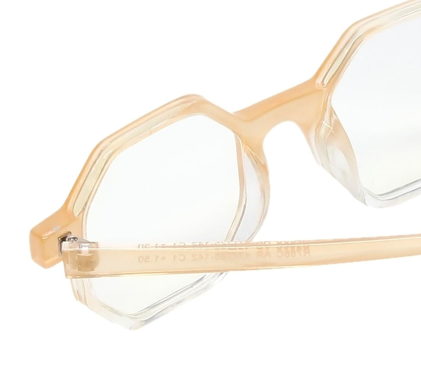 Medspex R786C Blue Light Blocking Reading Glasses +3.0 Tan Crystal Men Women Trendy Computer Readers Gaming Work TV Phones