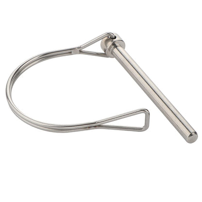 2 Pcs Extended Pto Pin, Safety Coupler Pin 1/4" x 2-3/4"(6.3mm x 70mm), Full Marine Grade 316 Stainless Steel Heavy Duty Shaft Locking Pin