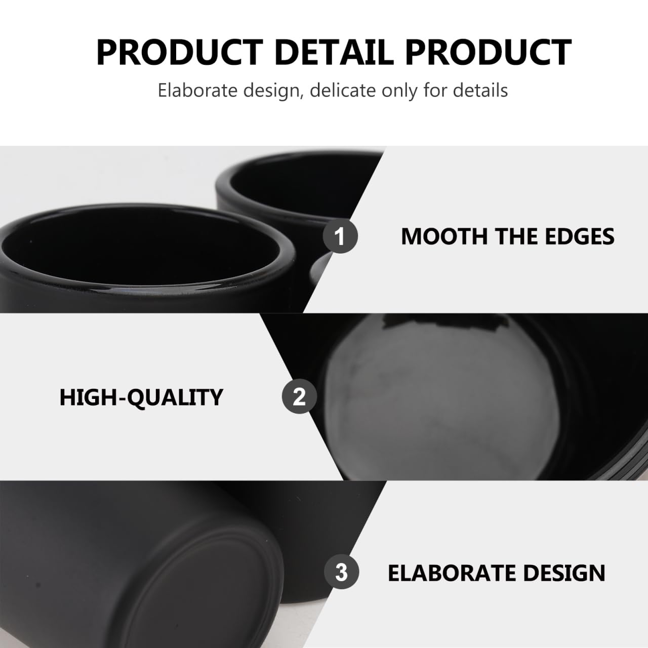BESTOYARD 12Pcs Frosted Black Glass Votive Candle Holders, Modern Tea Light Holders for Table Centerpieces, Home Decor, Wedding & Party - Christmas Decorative Set