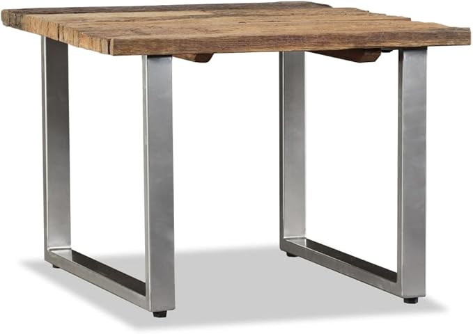 Coffee Table Solid Reclaimed Wood 21.7"x21.7"x15.7", Center Table, Side Table