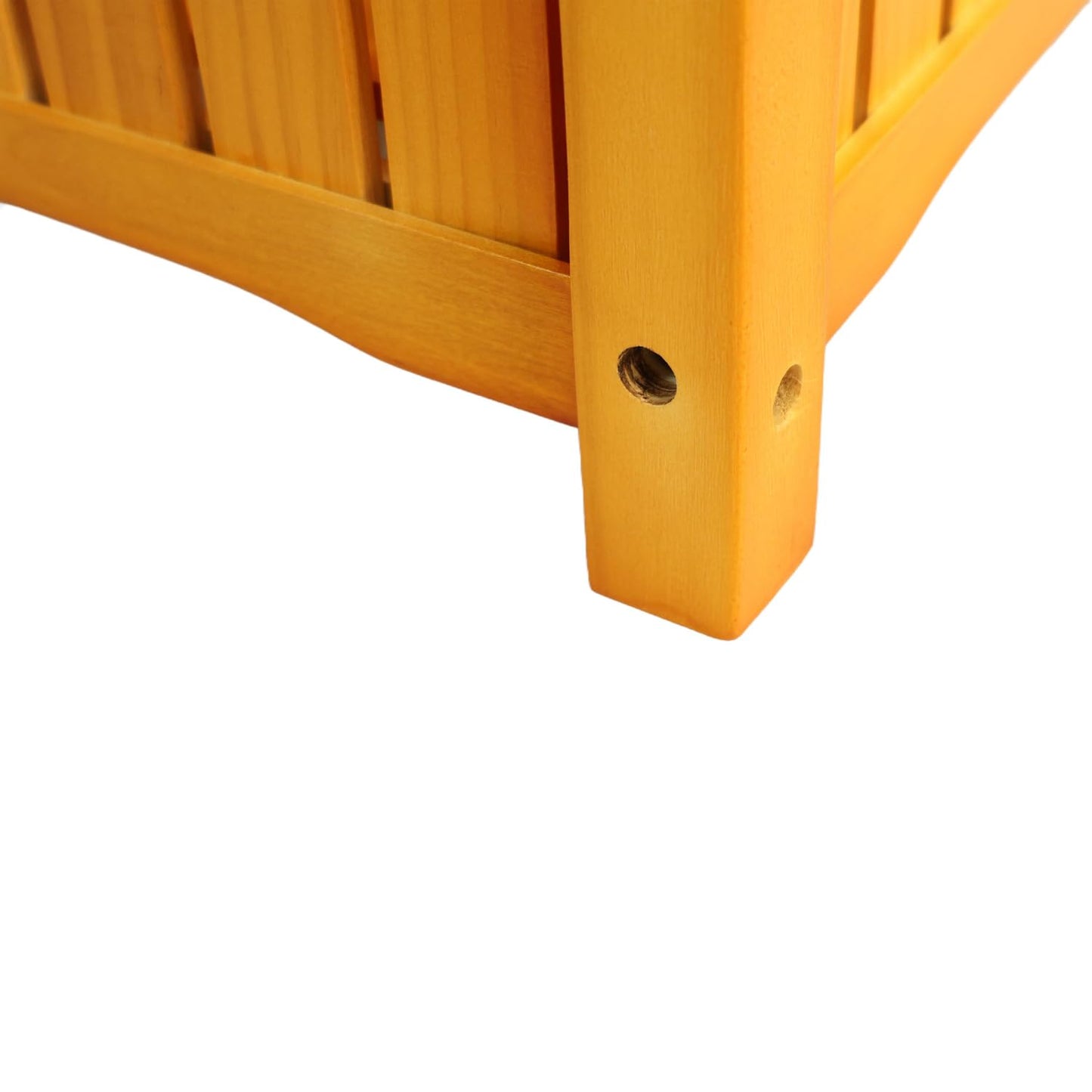 Geelife Wooden Outdoor Square Planter Box for Garden, Porch & Patio - Teak
