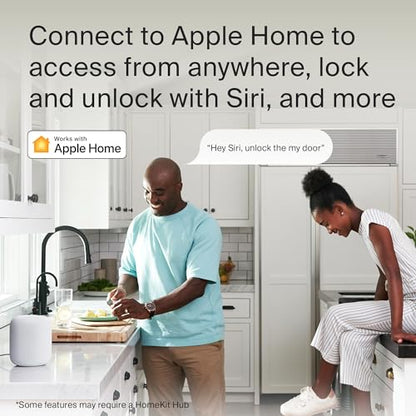 Level Bolt Smart Deadbolt - Make Your Lock Smart & Keep Your Existing Hardware and Keys - Keyless Entry via Level App (iOS & Android) - Works with Apple Home