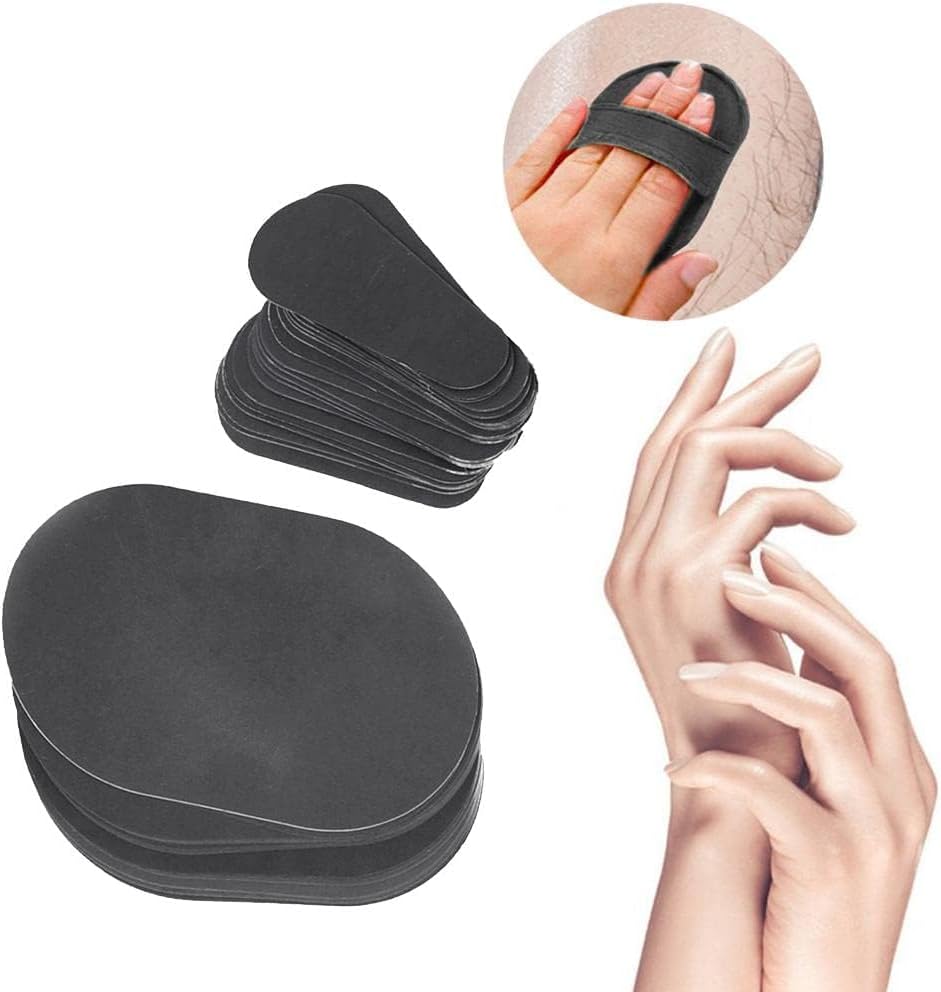 Set 80pcs Hair Removal Exfoliating Pads Smooth Legs Skin Arm Face Hair Remover Away
