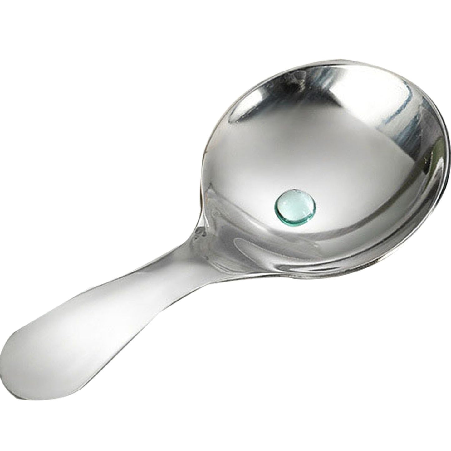 6 Pcs Stainless Steel Short Handle Thickened Small Round Spoons For Honey Candy Coffee Tea Salt Jam and Mustard - Ice Cream Dessert Spoon (F Rose Gold)