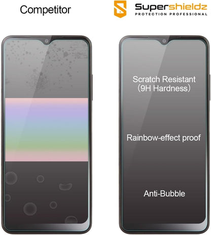 Supershieldz (2 Pack) Designed for Samsung Galaxy A03s Tempered Glass Screen Protector, Anti Scratch, Bubble Free