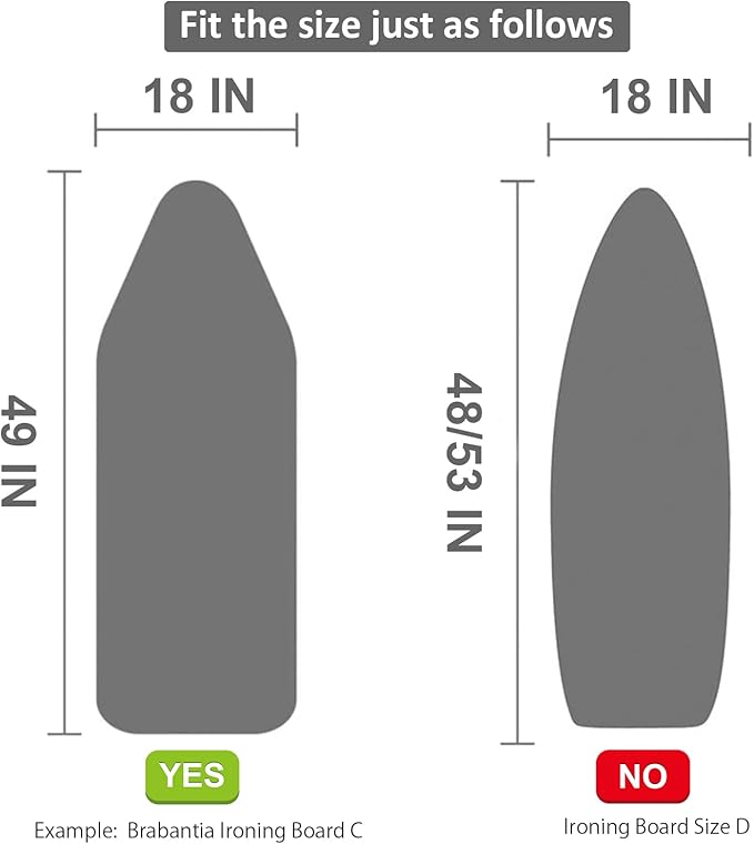 BNDX Extra-Wide Ironing Board Cover
