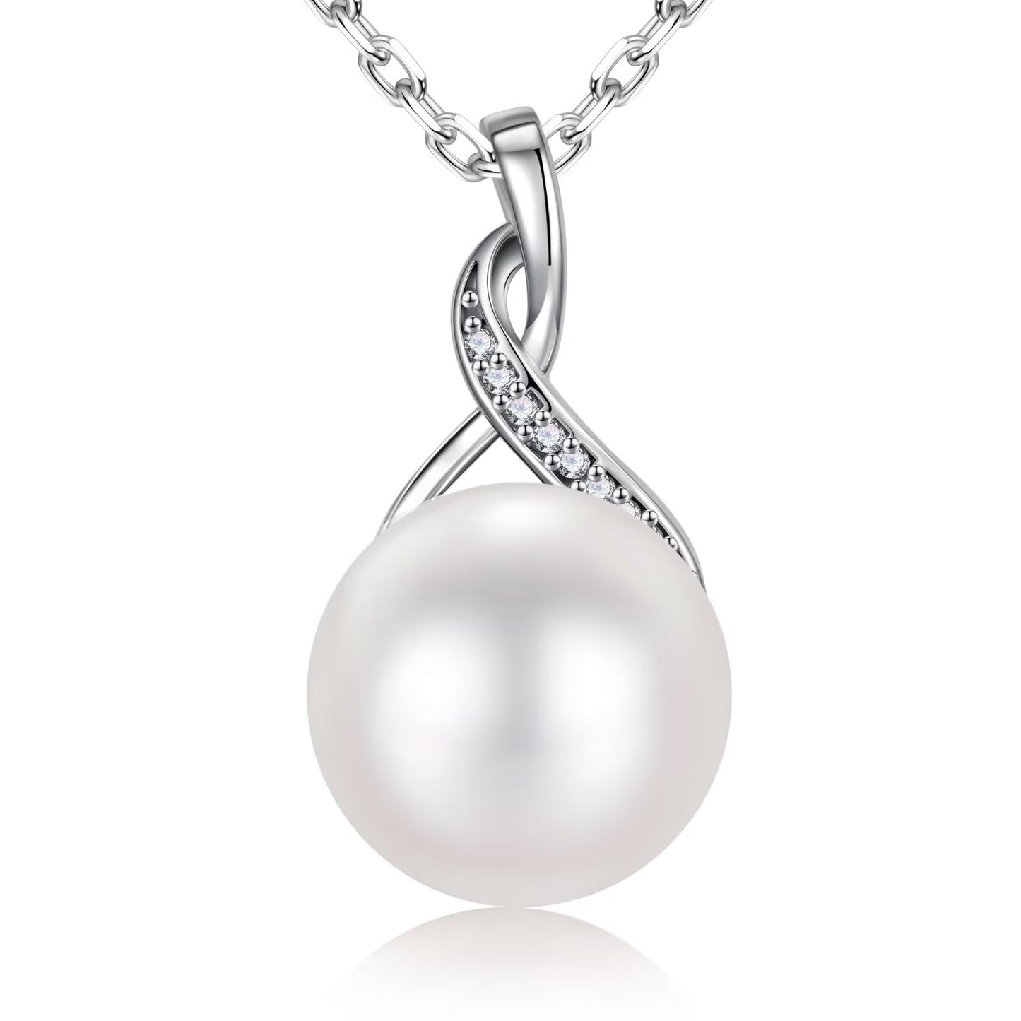 Iefil Anniversary Women Gifts - Anniversary Birthday Gifts for Her | Pearl Necklace for Women, Pearl Jewelry