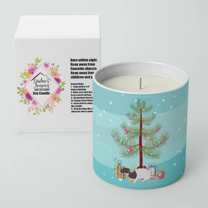 Caroline's Treasures CK4471CDL Dumbo Rat Merry Christmas 10 oz Decorative Soy Candle Nature Soy Wax Essential Oil Home Decor Ideal for Bedroom Kitchen Bath Office Gift, 10 oz
