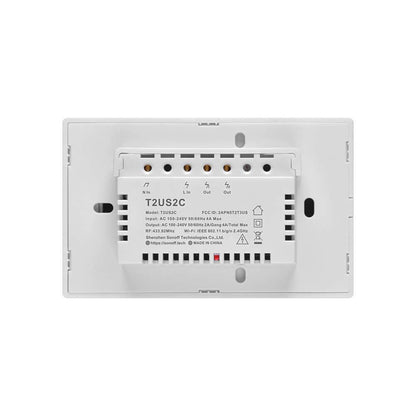 SONOFF Smart Light Switch, 2.4GHz WiFi Touch Smart Wall Switch for Lights, Works with Alexa and Google Home, Neutral Wire Required Interruptor Inteligente, 1 Gang 1 Way TX T2