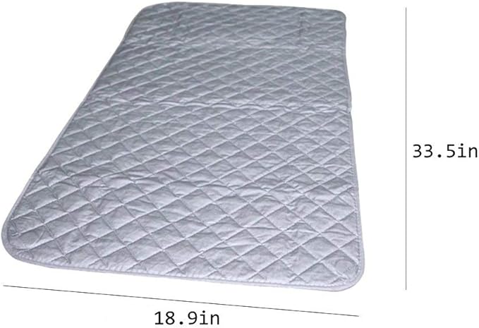 Magnetic Ironing Pad Mat, Portable Travel Ironing Board Replacement Blanket