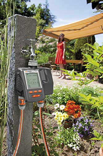 Gardena Irrigation Computer Multicontrol Duo: Automatic Irrigation Control, Weekdays programmable, 22x17.2x17.8 cm