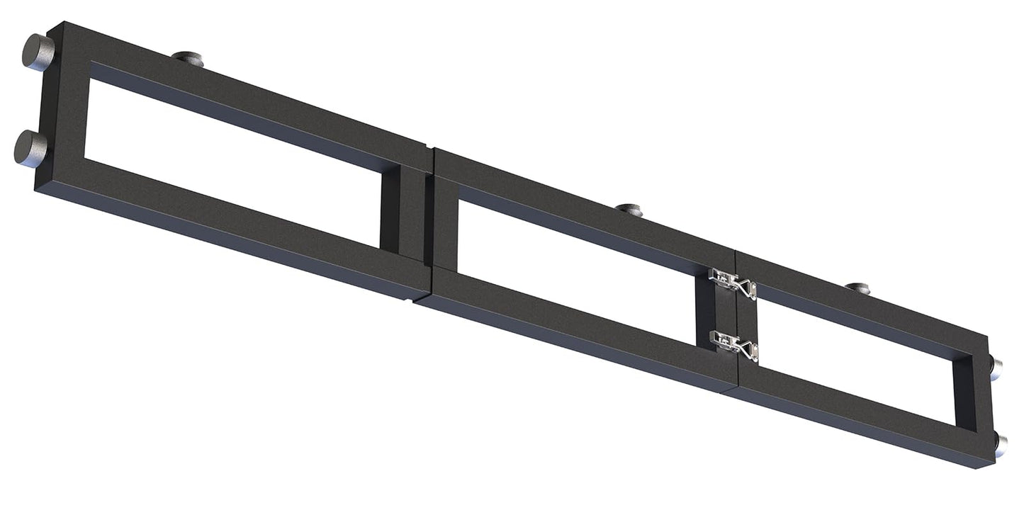 KNAWIER Truck Bed Cargo Divider for Full Size Truck, Compatible with Silverado,F150,F250,Sierra 1500,Titan,Foldable,No Drilling