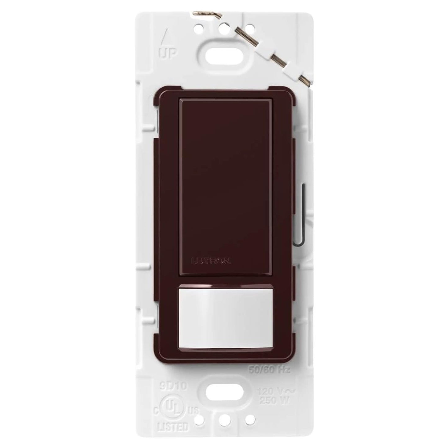 Lutron Maestro Motion Sensor Light Switch Indoor for Bathroom, Garage, Laundry Room, Any Bulbs, Occupancy Vacancy Sensor, Single-Pole, MS-OPS2-WH, White