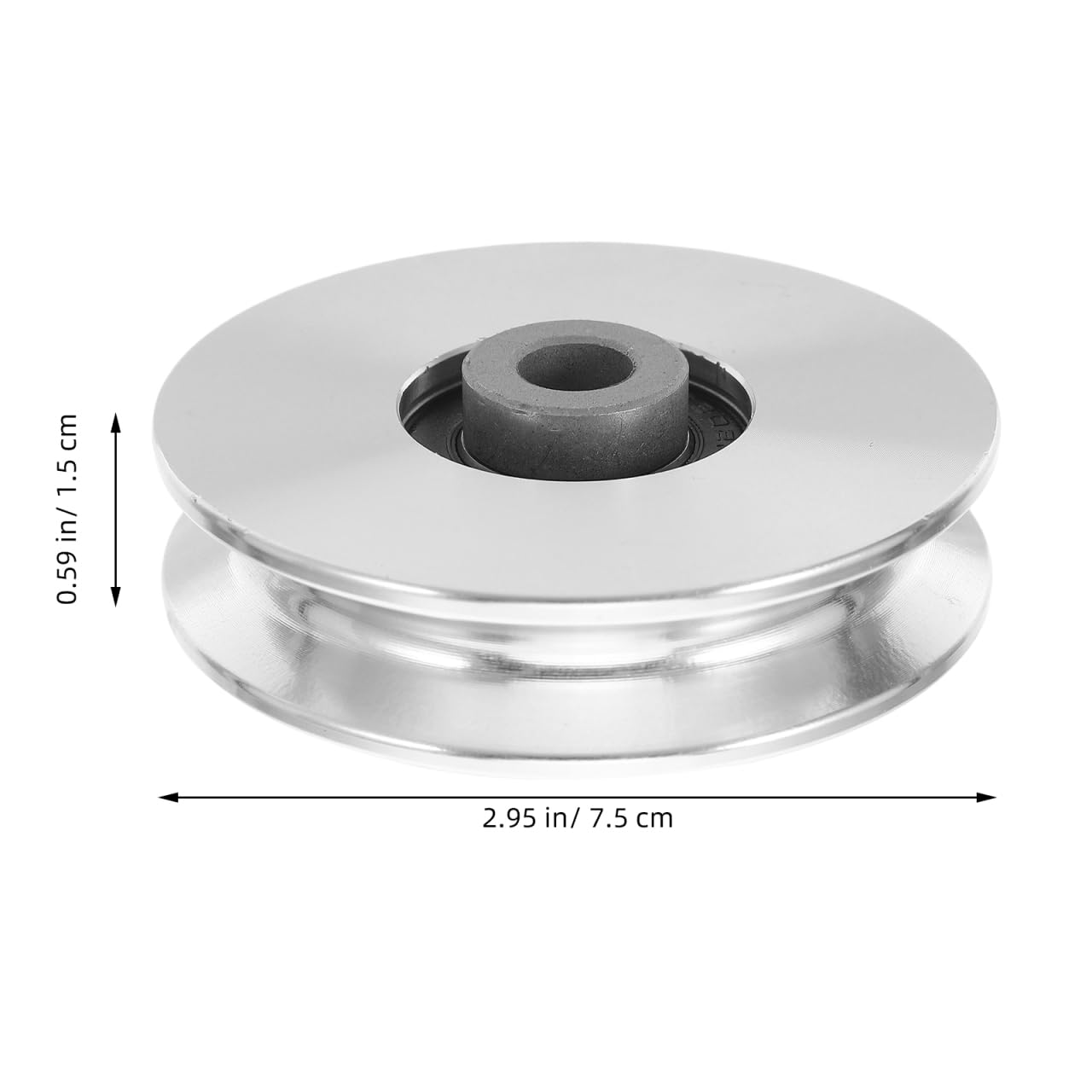 BESPORTBLE Aluminum Pulley Wheel 2.95 Inch Cable Bearing for Home Gym Gym Pulley System Replacement Fitness Machine Attachments