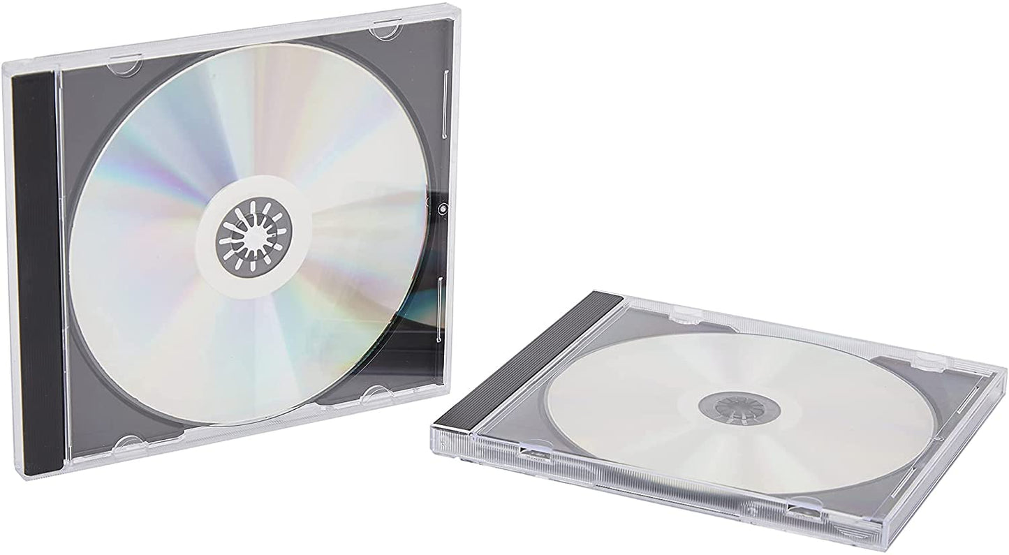 25 CD/DVD Single Jewel Cases