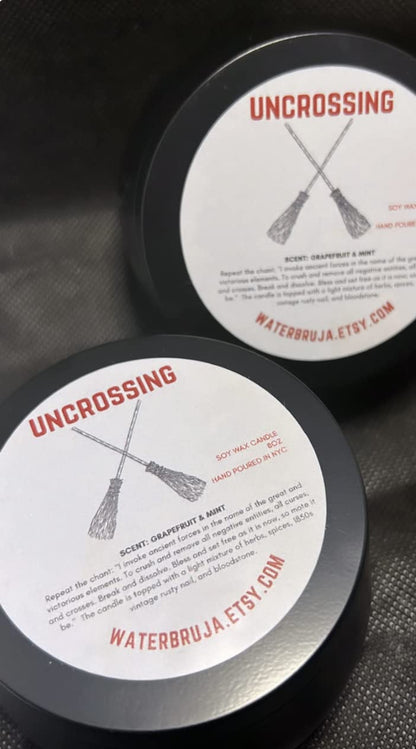 Uncrossing Candle, Bloodstone Candle, Jinx Breaker, Hex Removal, Curse Breaker, Unhexing, Block Buster, Undo Bad Luck, Road Opener, 8 oz
