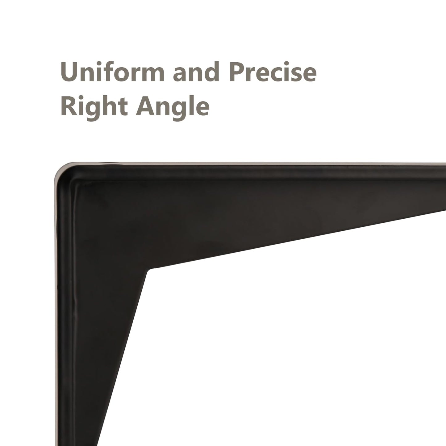 NEODROP 6-Pack 6 Inch Heavy Duty Shelf Brackets, Premium Metal Wall Bracket for Mantel, Countertop Support, Garage Storage Shelves | Floating Shelf Hardware | High Strength Corner Brace