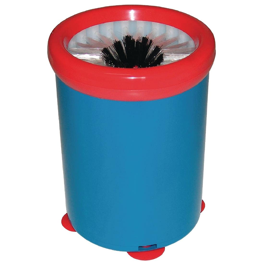 Jantex 8538 In Sink Manual Glasswasher, Blue and Red