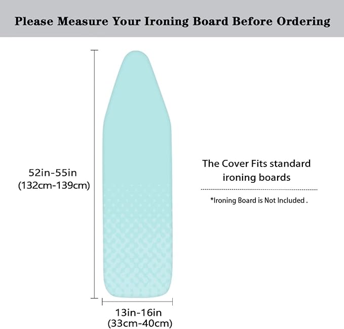 Sky Blue Ironing Board Cover