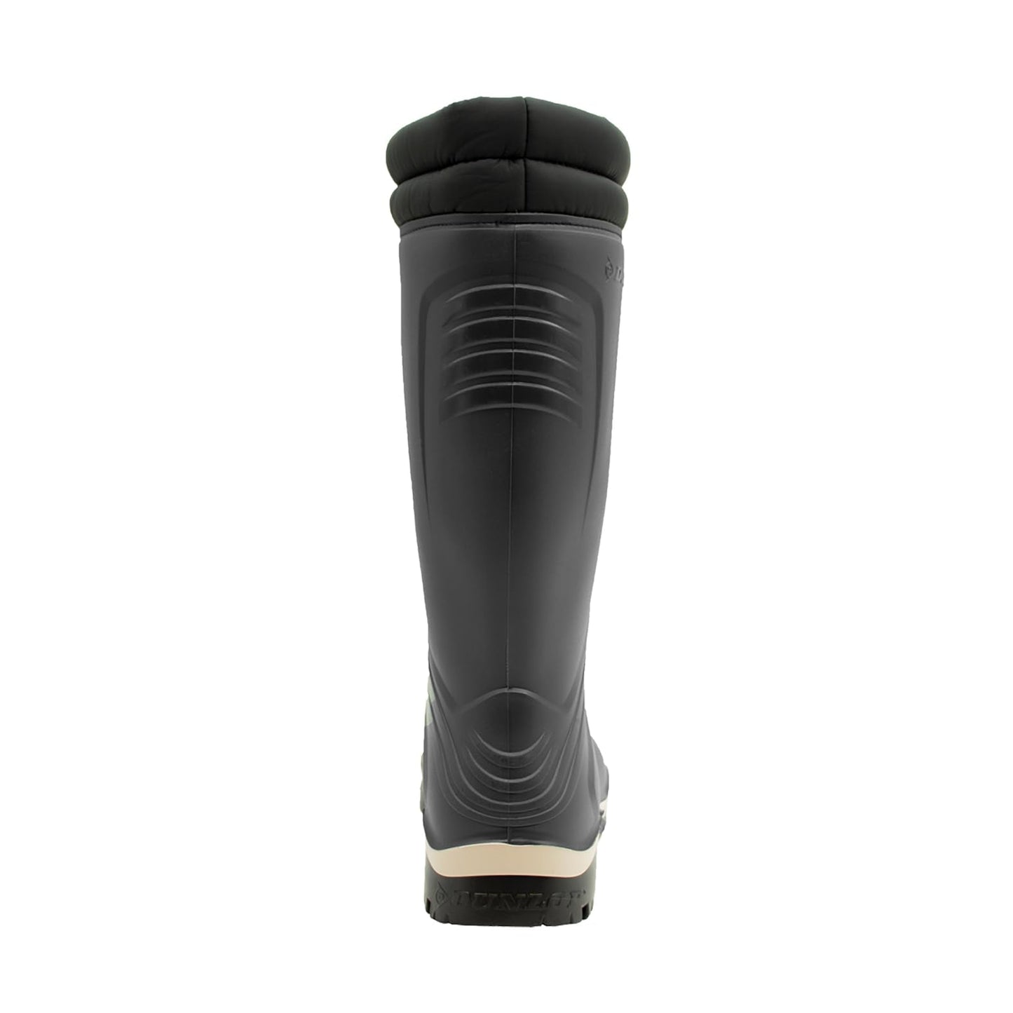 DUNLOP Blizzard - Unisex Winter Safety Insulated Fashion Thermal Boots, Black, Waterproof and Chemical Resistant PVC Wellies with Fur Lining and Traction Outsole for Outdoor Fun - EU43, UK9