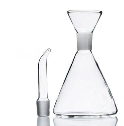 ELETON Olive Oil Dispenser Bottle Glass with No Drip Bottle Spout -Pourer Dispensing Bottles for Kitchen - Olive Glass Dispenser to Control Cooking Vegetable Oil and Vinegar(8 oz)