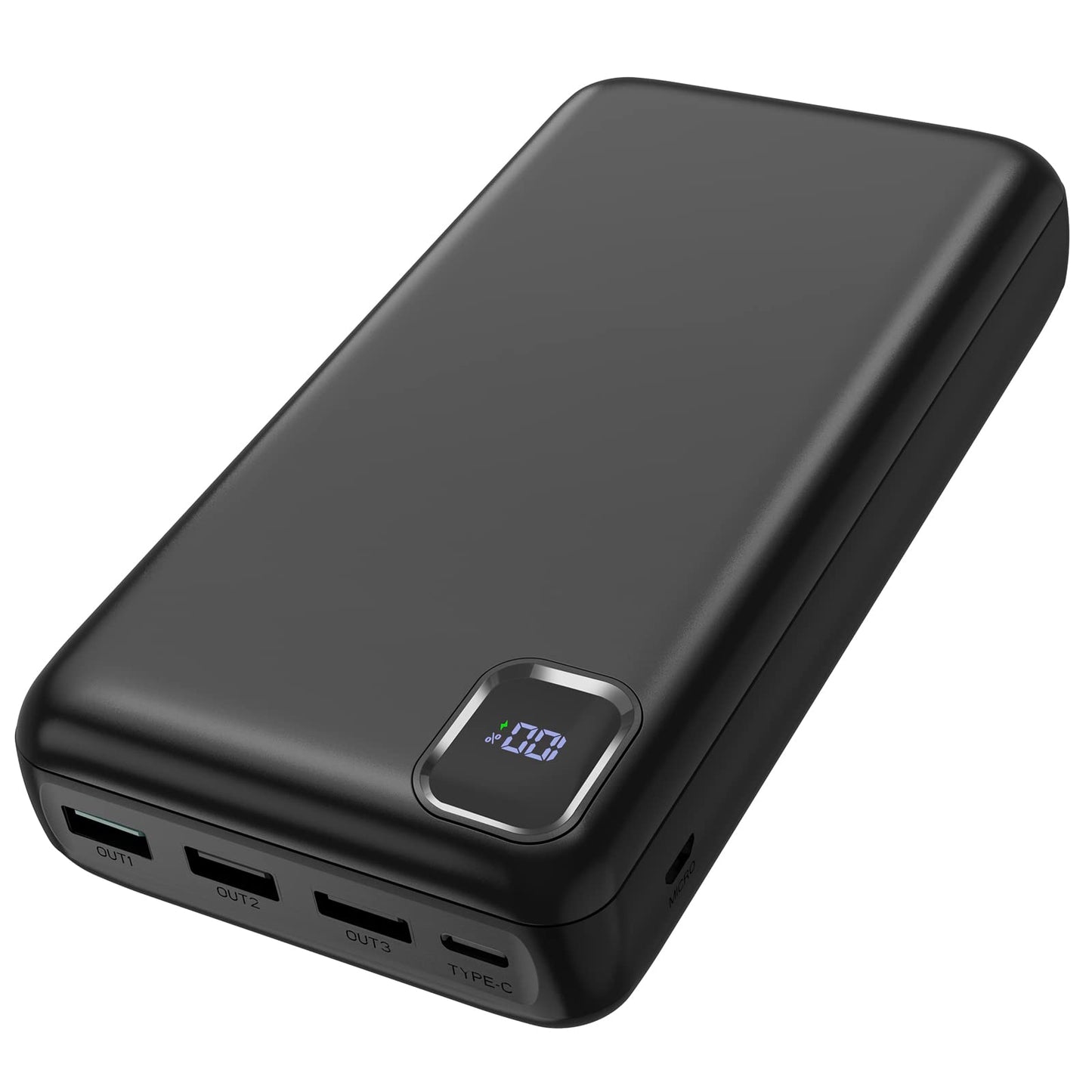 Portable Charger Power Bank 40000mAh Powerbank PD 30W and QC 4.0 Fast Charging External Battery Pack with USB-C LED 3 Outputs & 2 Inputs Portable Charging for iPhone 15 14 13 pro, Samsung