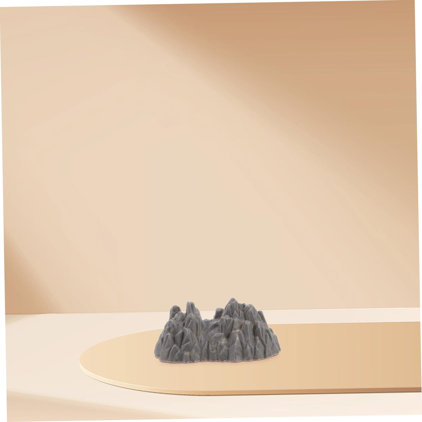 YARNOW 20Pcs Miniature Rockery Statues Realistic Plastic Rocks for Garden Mini Rockery Ornament Landscape Mountain Model Home Office Dcor