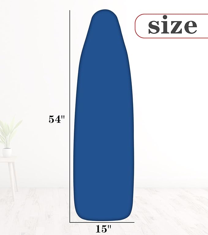 Ironing Board Cover, Full Size Scorch Resistant Padding, Silicone Coating