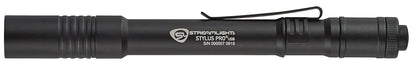 Streamlight 66133 Stylus Pro USB 350-Lumen Rechargeable Penlight with 120V AC Cord, Nylon Holster, Black