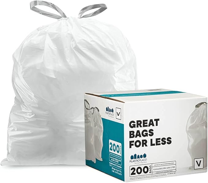 Plasticplace Custom Fit Trash Bags, Compatible