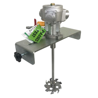 COSMOSTAR 1/8HP 5 Gallon Pneumatic Agitator Pail Drum Bucket Paint Mixer| Pneumatic Bracket Mixer, Paint Stirring Machine Bracket Air Agitator Paint Mix Tool, Tank Barrel Air Mixer