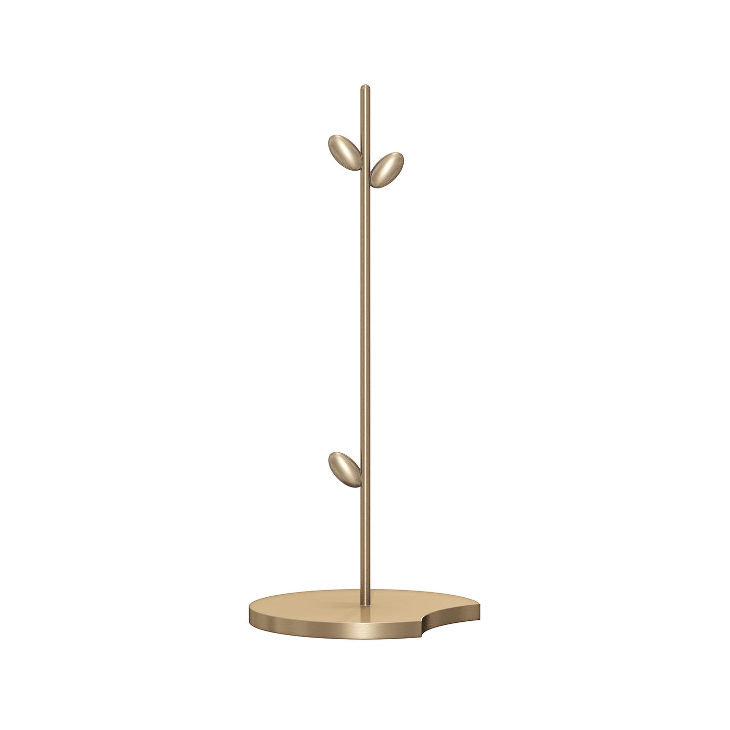 Swarovski Jungle Beats Andoki Decorative Stand, Brushed Metal with a Champagne Gold-Tone Finish, Small, for Displaying Magnets, Part of The Jungle Beats Collection