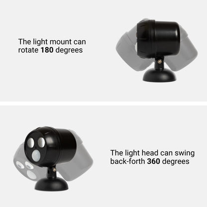 Proxinova Outdoor LED Security Lights, Motion Sensor Lights Outdoor, Outdoor Lights Battery Powered, PIR Sensor, Bright LED Floodlight Battery Powered Outdoor Lights, Compact & Easy Fit, 2 Pack