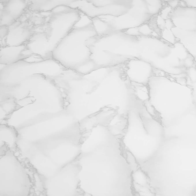 Art3d 17.7" W x 78.7" L Contact Paper Grey Marble